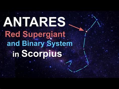 antares binary star system.